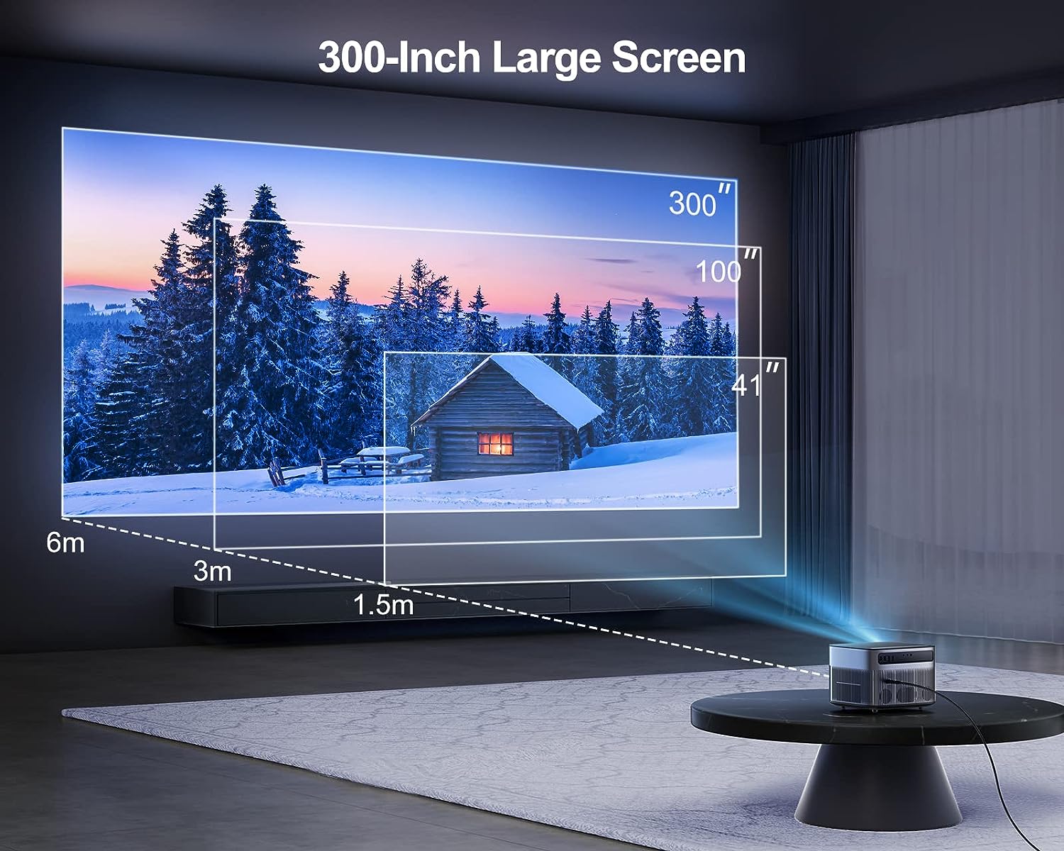 WiMiUS Home Projector P64 - Wimius-store