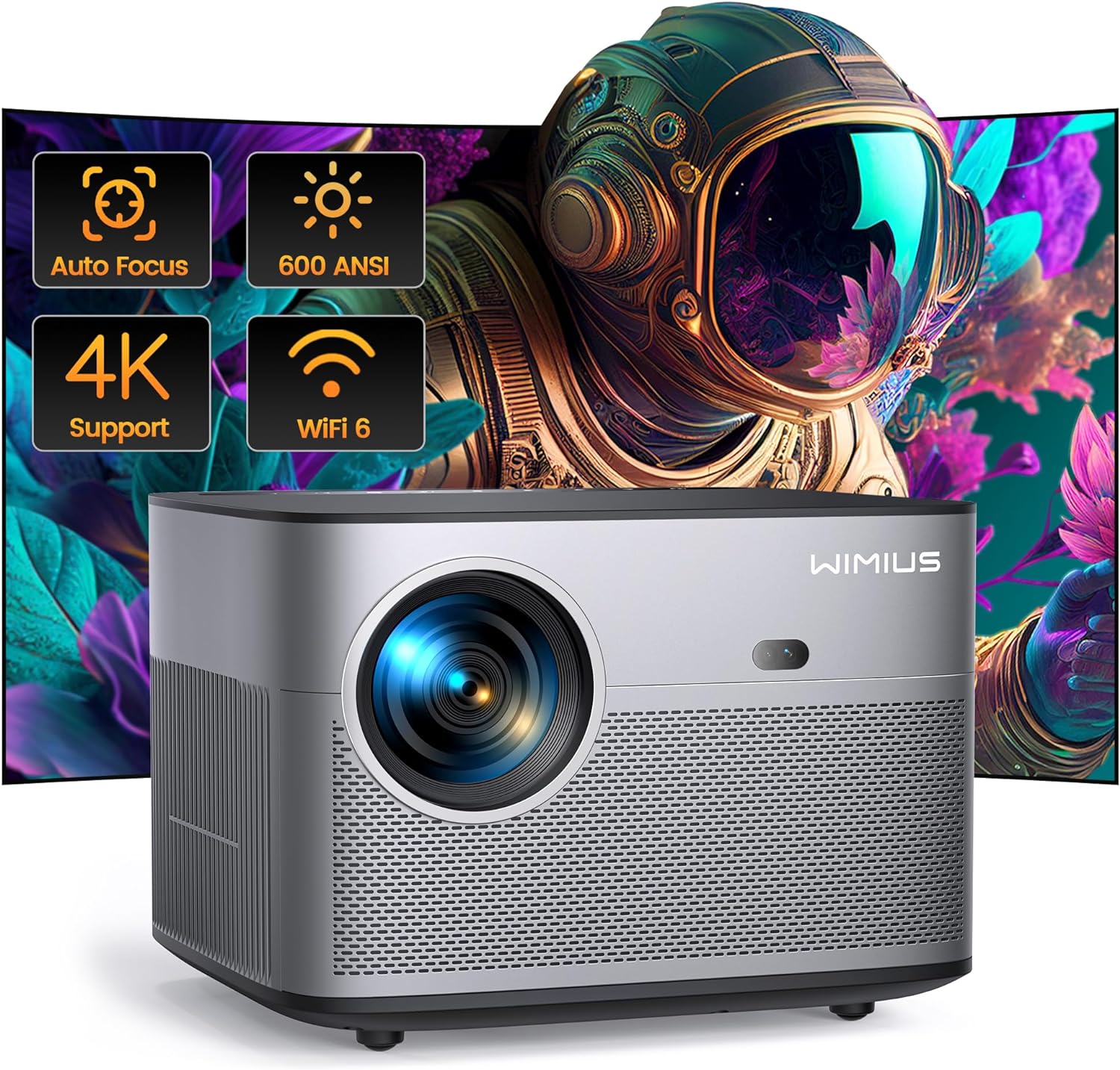 WiMiUS Home Projector P64 - Wimius-store