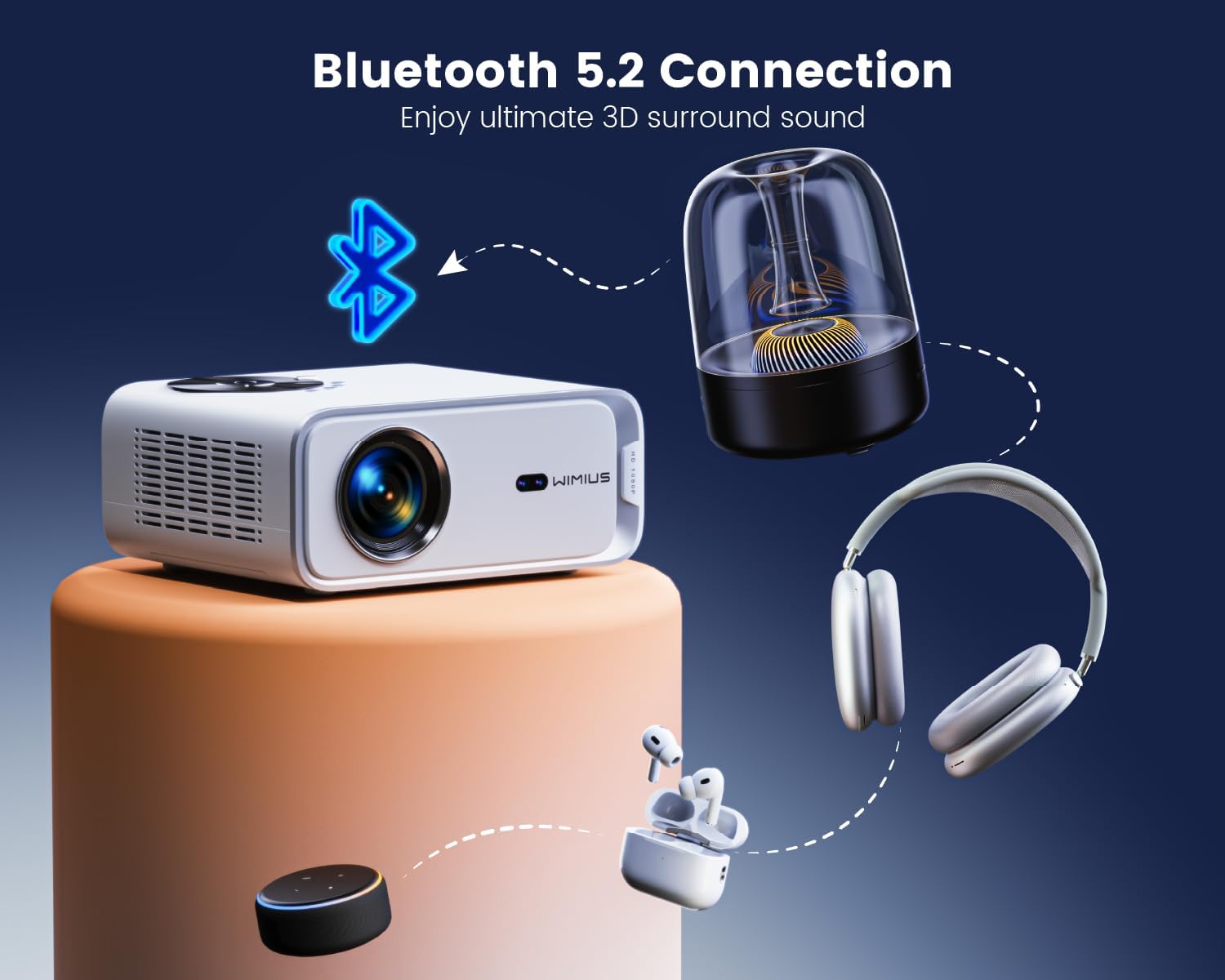 WiMiUS Home Projector P63 - Wimius-store