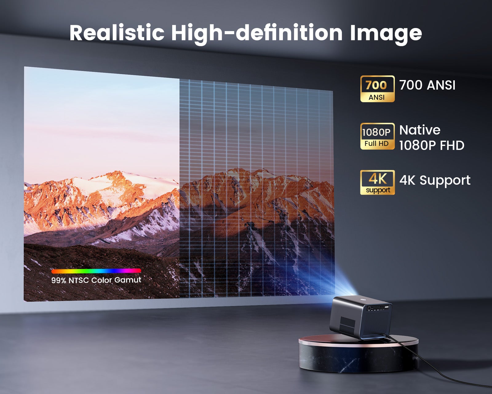 WiMiUS Home Projector K9 - Wimius-store