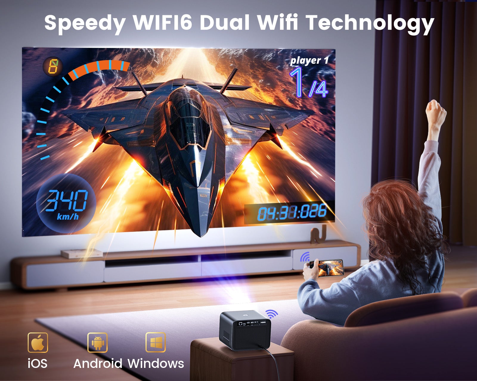 WiMiUS Home Projector K9 - Wimius-store