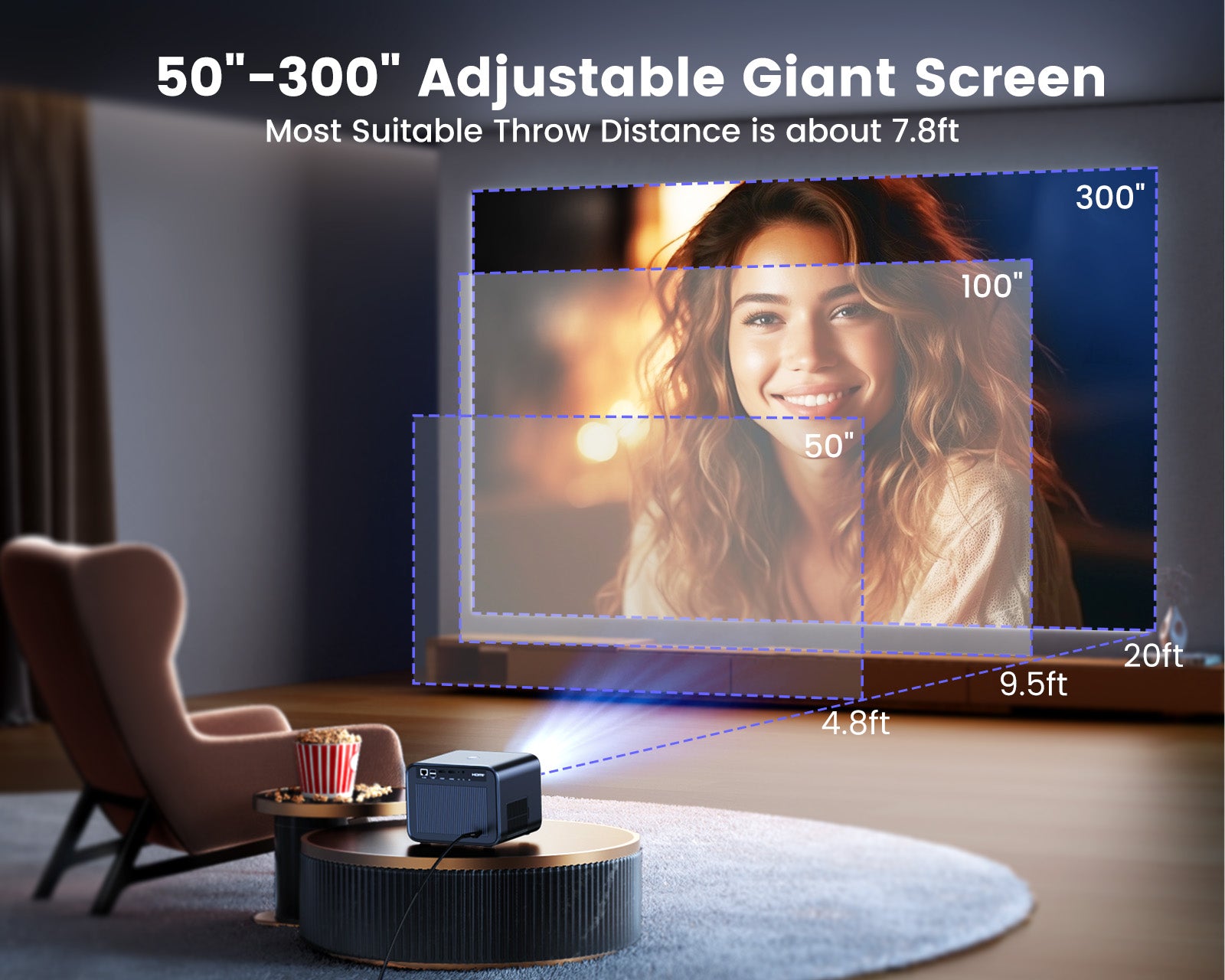 WiMiUS Home Projector K9 - Wimius-store