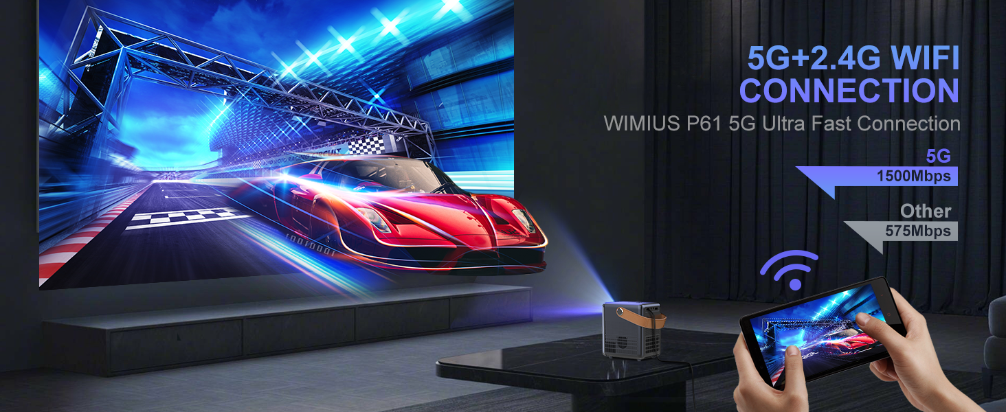 WiMiUS Portable Projector P61 – WiMiUS Official