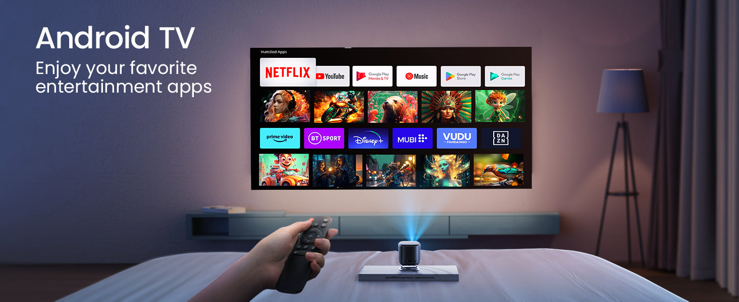 Amazon.com: Mini Projector with Rechargeable Battery, Wimius