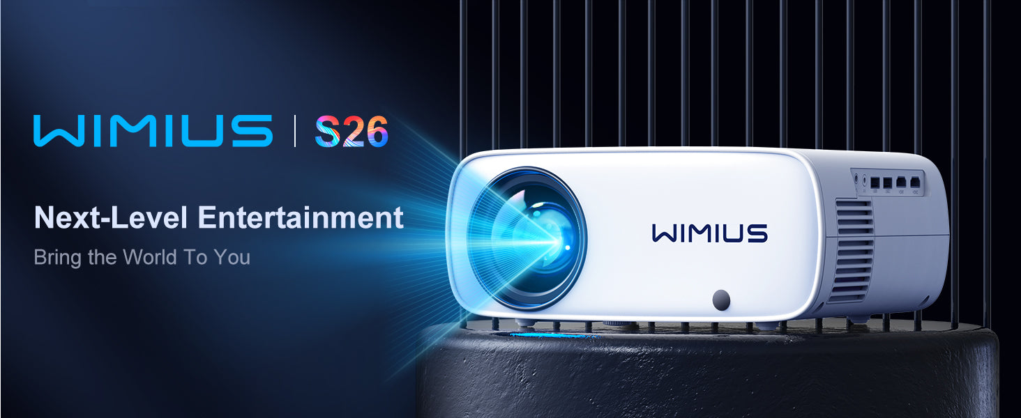 Mini Proyector Wimius S26 460 Lm Ansi Wifi Bt 1080p Hd – TECHINNTEK