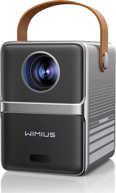 [Electric Focus] Mini Projector with 5GWiFi and Bluetooth, WIMIUS 1080P Outdoor Projector P61, Portable Movie Projector, 300" Screen, Compatible with iOS/Android/TV Stick/HDMI/PS5 - Wimius-store