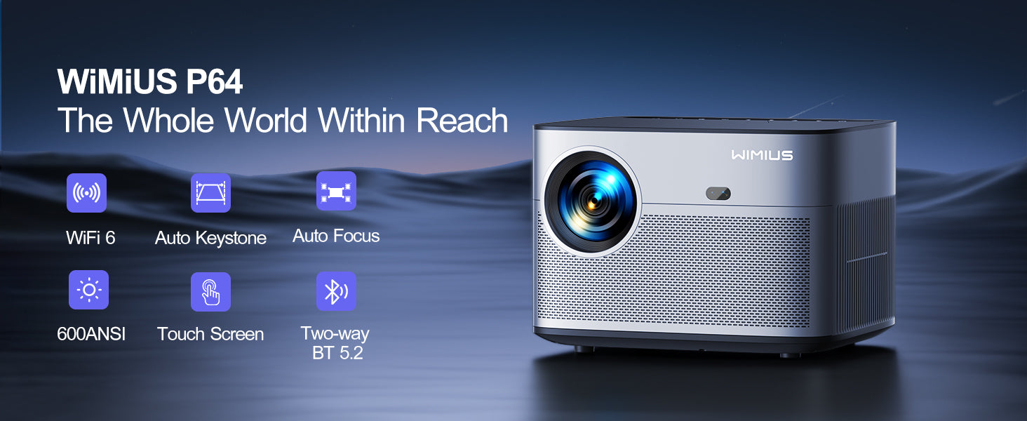 WiMiUS Home Projector P64 – WiMiUS Official