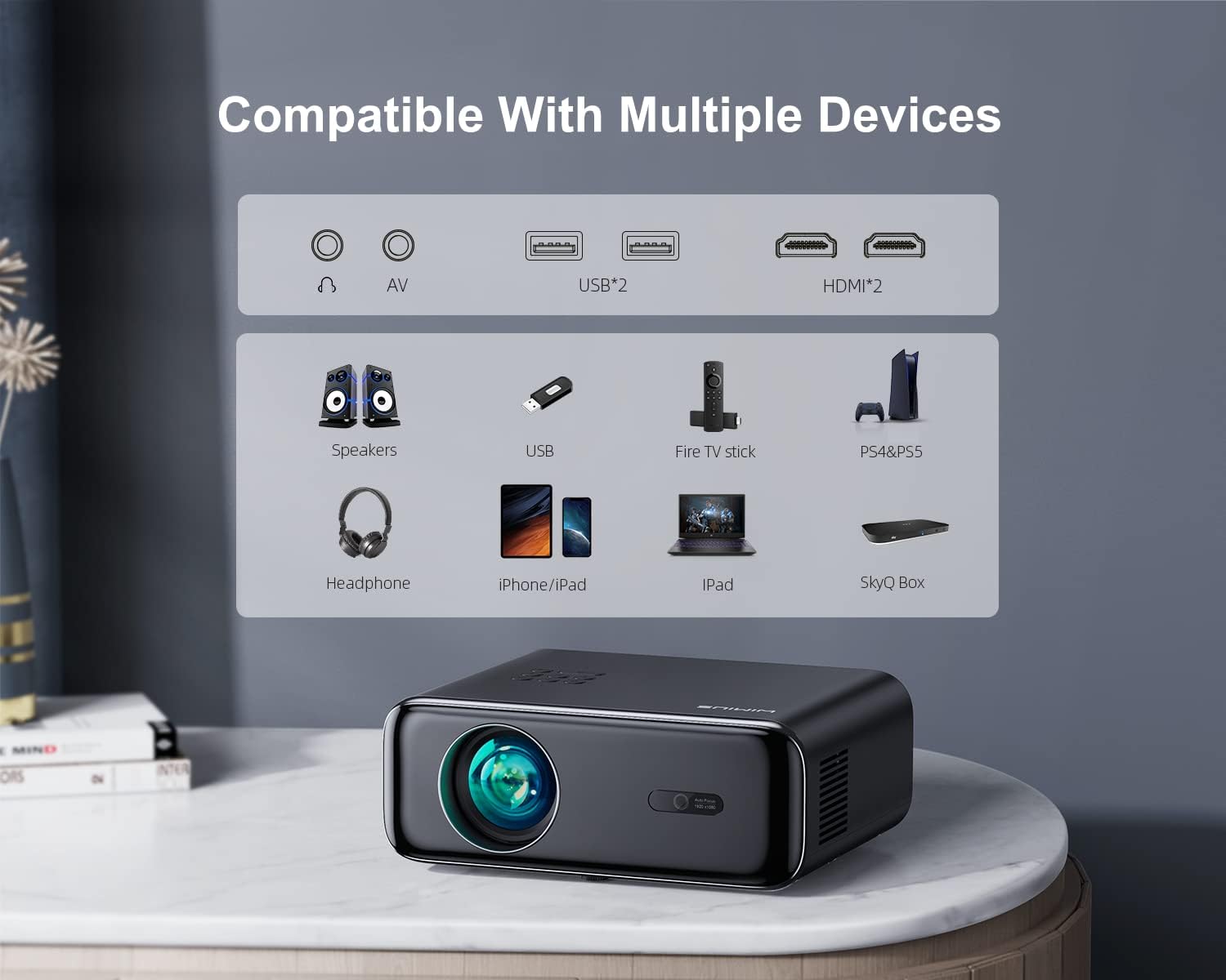 WiMiUS Home Projector P62 – WiMiUS Official