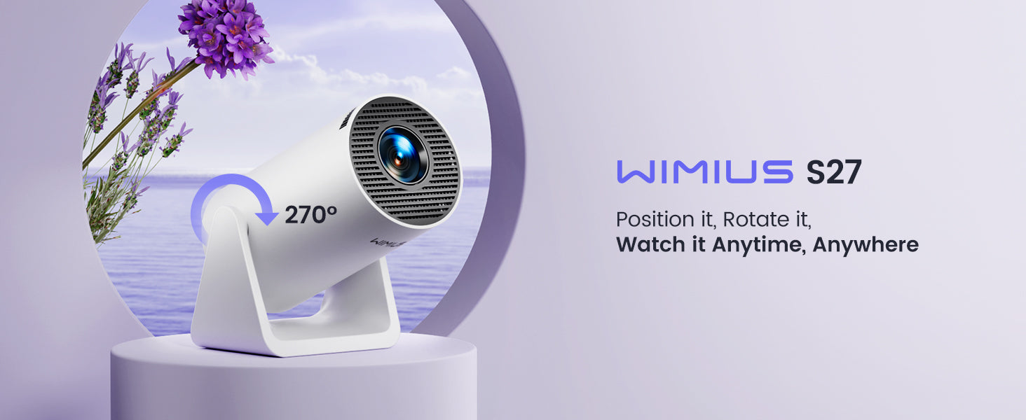 WiMiUS Portable Projector S27 – WiMiUS Official
