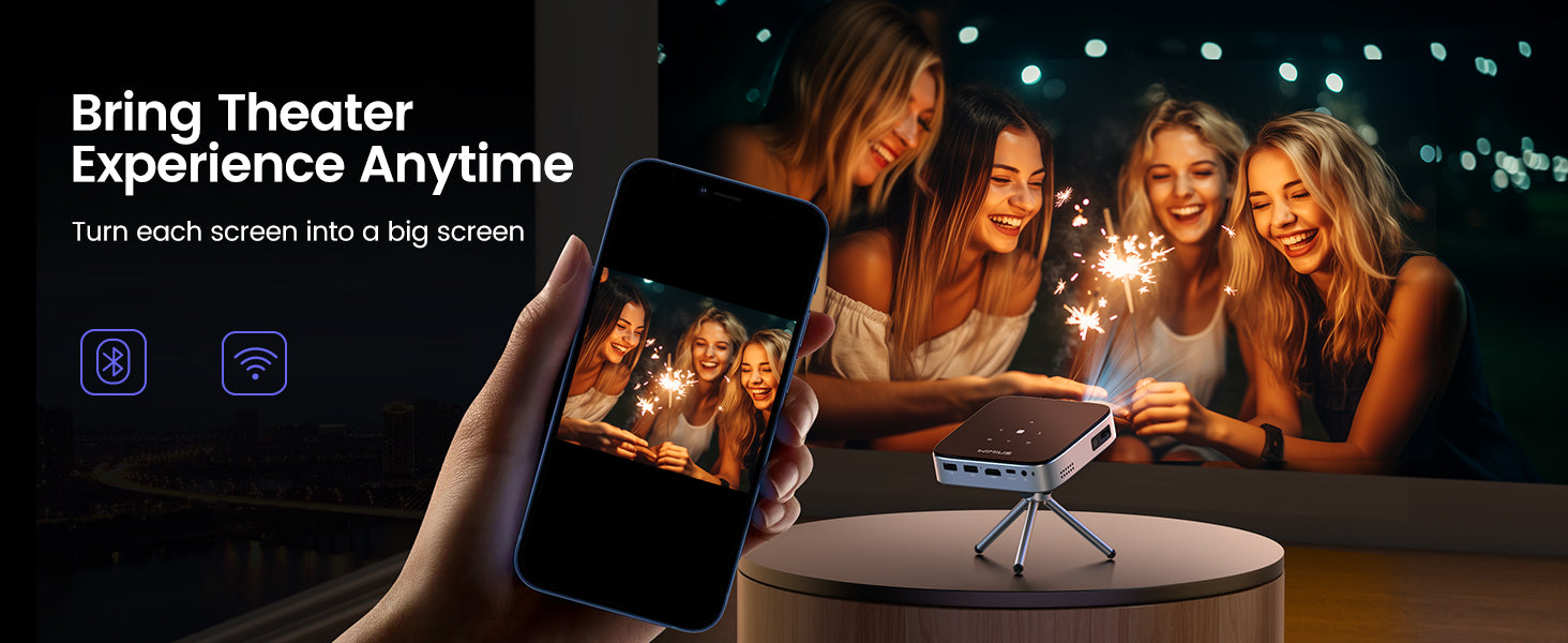 WiMiUS Q3 Android 11.0 Pico Projector – WiMiUS Official