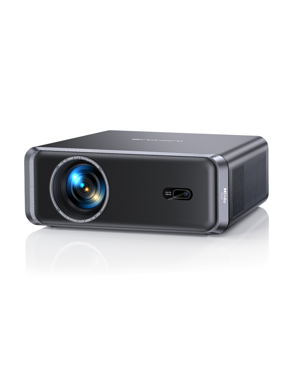 Wimius P65 Smart Movie Projector | 4K Supported, Built-in Apps & AI Auto Focus