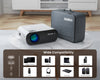 WiFi Bluetooth Projector, WiMiUS K5 Mini WiFi Projector Full HD Support 1080P, 75% Zoom 200” Screen Compatible with Smartphone (Wirelessly)/PC/Bluetooth Speakers/TV Stick/PS4/PS5 - Wimius-store