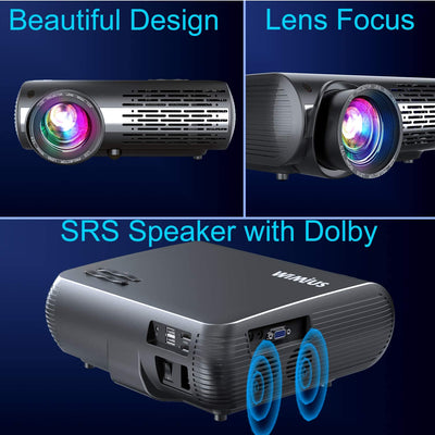 WiMiUS Video Projector - Newest P20 - Wimius-store